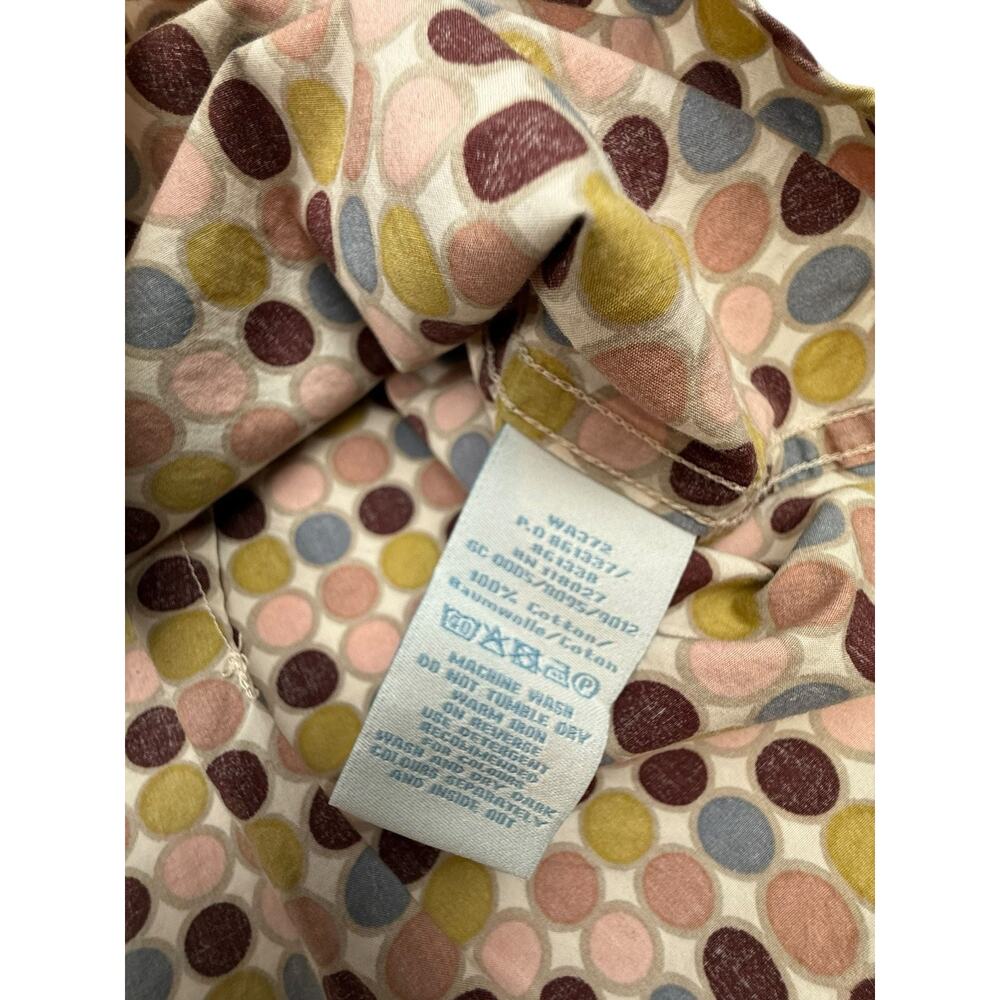 Boden Women's Multi-Color Dot Print Button Down 100% Cotton Shirt US 10 - Picture 7 of 8